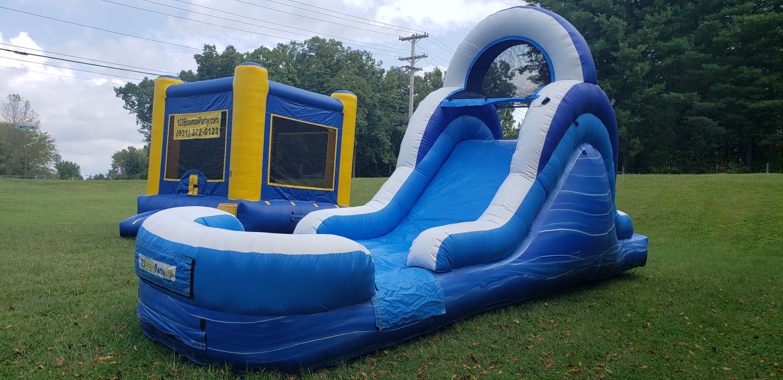123 Bounce Party LLC party rentals start at just 75, cleaned weekly Dunk tank, water slide
